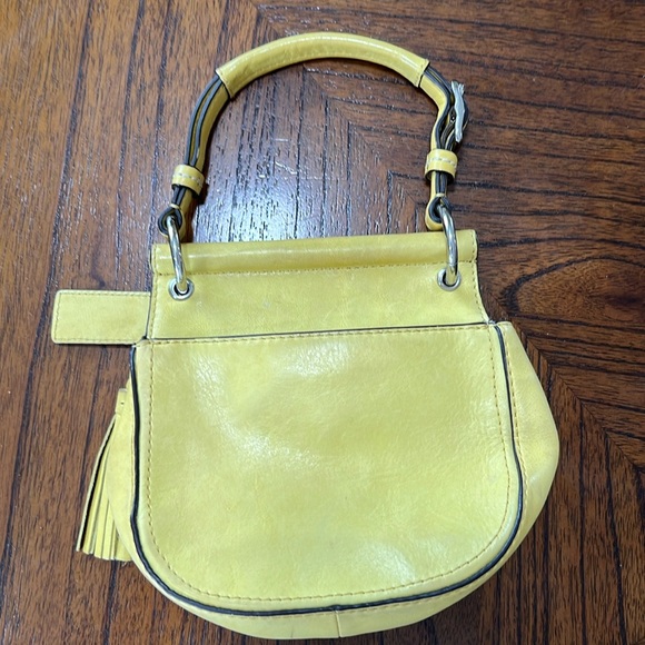 Coach Yellow Leather Handbag - Picture 3 of 8